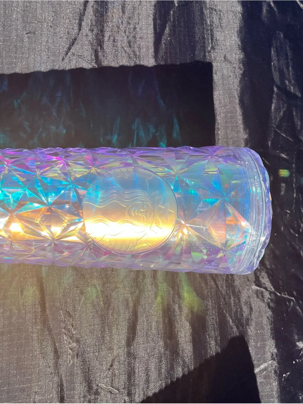 Starbucks Iridescent Holographic Tumbler - Blue Purple Pink Gold